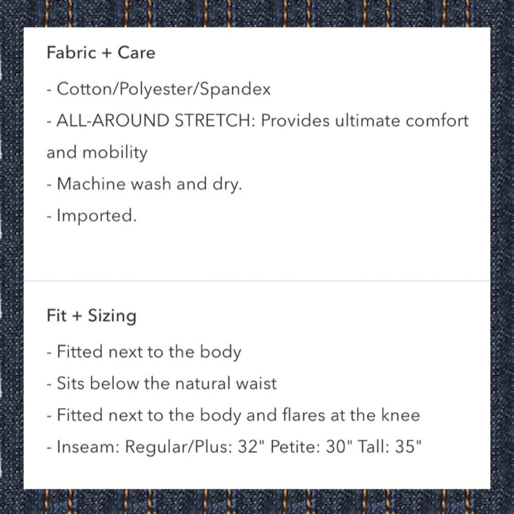 🔥 ATHLETA Skulptek Jeans 360*-Stretch for Ultimate Comfort SIZE 6 NWTS-$120 - Picture 8 of 8